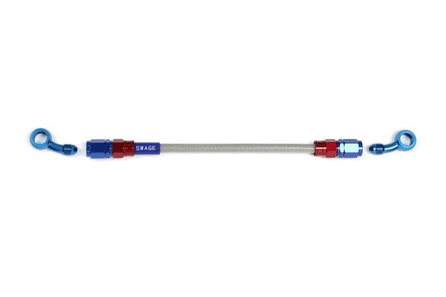 SWAGE-LINE オーダーホース 300mm サイド20°/サイド20°付き レッド/ブルー