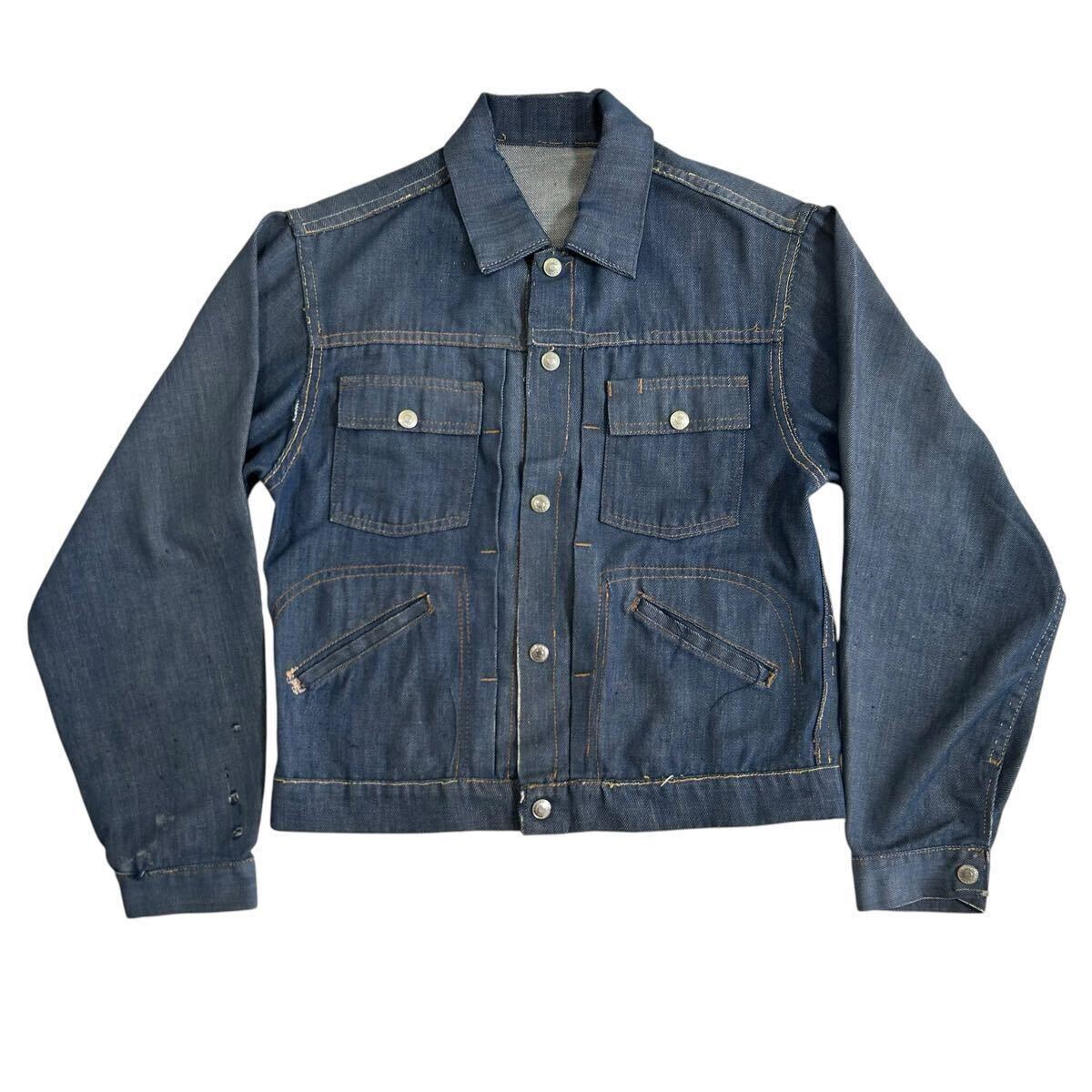 60s 70s RANCHCRAFT バットダイ 24MJ タイプ デニムジャケット 60s 70s RANCHCRAFT バットダイ 24MJ タイプ デニムジャケット