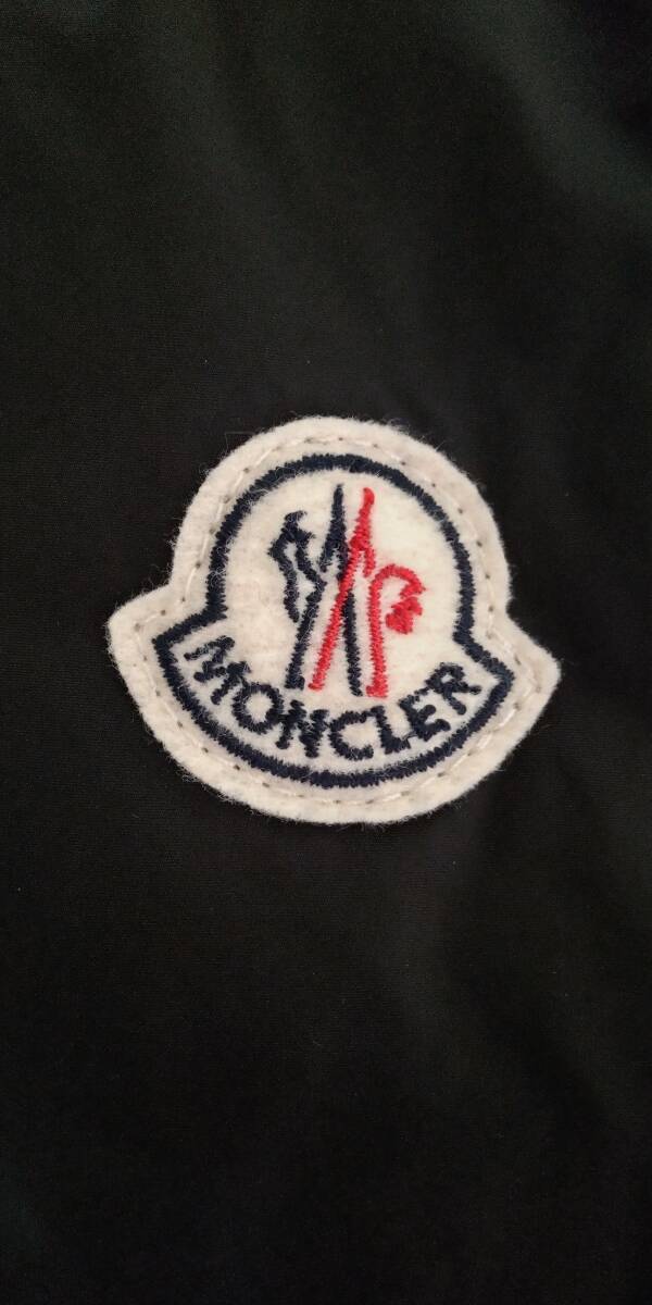 モンクレール ファランジェール MONCLER PHALANGERE ダウンコート OO/XS～S ブラック黒 袖ワッペン_画像4