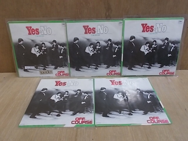epr8535　【未確認(rèn)】　オフコース/Yes No　EP5枚セット
