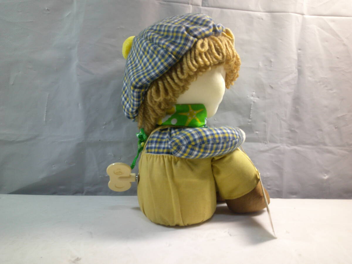 не использовался Sankyo колеблющийся кукла музыкальная шкатулка мягкая игрушка кукла zen мой Showa Retro Junk