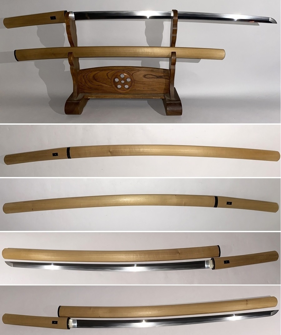 【真剣】時代刀/砥ぎ身/斬れます◆美姿/美刃文/美肌物◆刃長74.4㎝★在銘/河内守國助 万治二年八月日◆居合/抜刀/試切★登録/三重38154_画像2