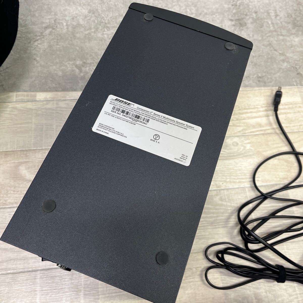 [45c875c4] утиль электризация / работоспособность не проверялась Bose companion 3 series Ⅱ Bose 