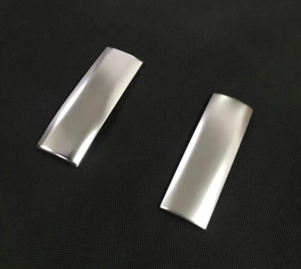 高品格? サテンシルバー インナー スライド ドアハンドル カバー アルファード ANH10W ANH15W MNH10W MNH15W