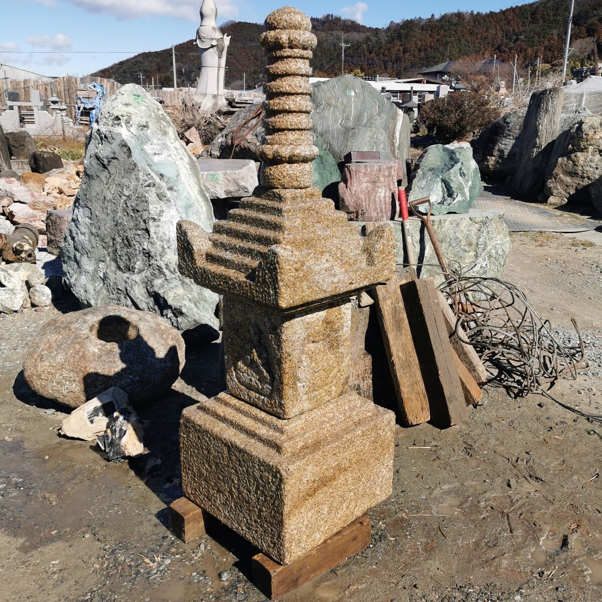 石塔 庭石鑑賞石石盆石水石灯籠蹲庭坪庭盆栽ガーデニング置物 石塔 庭石鑑賞石石盆石水石灯籠蹲庭坪庭盆栽ガーデニング置物