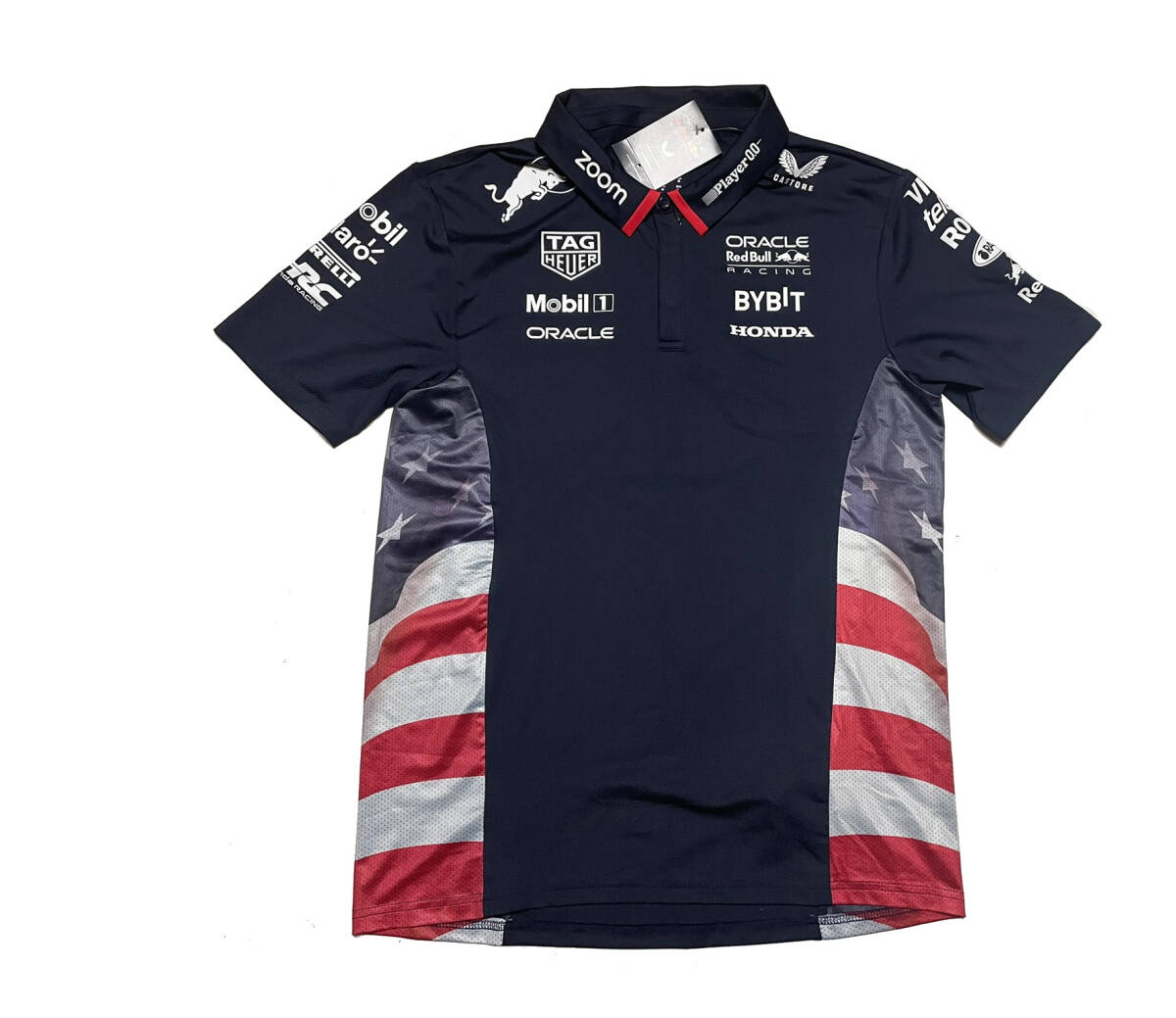 レッドブル 2024アメリカGP 支給品 ポロシャツ L 新品 非売品 レッドブル 2024アメリカGP 支給品 ポロシャツ L 新品 非売品