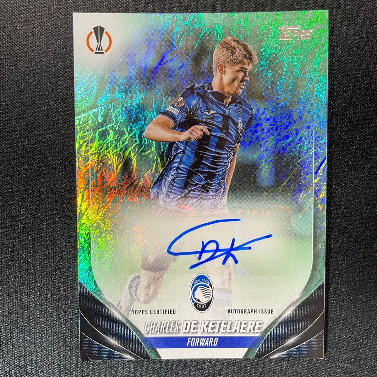 22.23 Charles De Ketelaere 直筆サインカード68枚限定 22.23 Charles De Ketelaere 直筆サインカード68枚限定