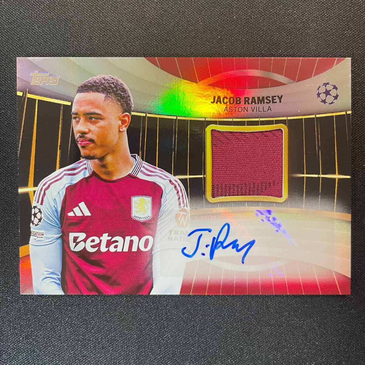 2024-25 Topps UEFA Club Competitions Superstars Relic Jacob 2024-25 Topps UEFA Club Competitions Superstars Relic Jacob