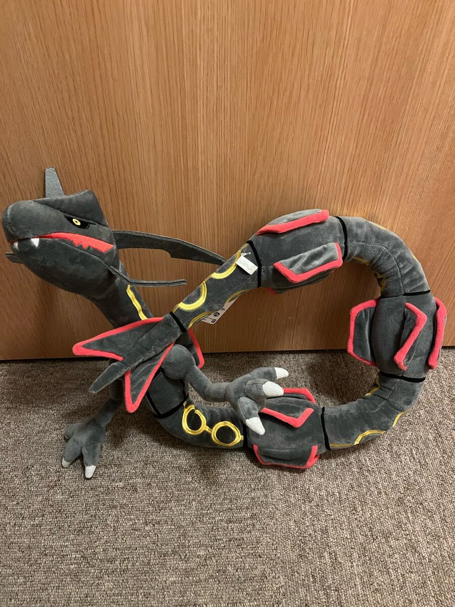 ポケモン】 黒いレックウザ レックウザ ぬいぐるみ めちゃもふ ポケモン】 黒いレックウザ レックウザ ぬいぐるみ めちゃもふ