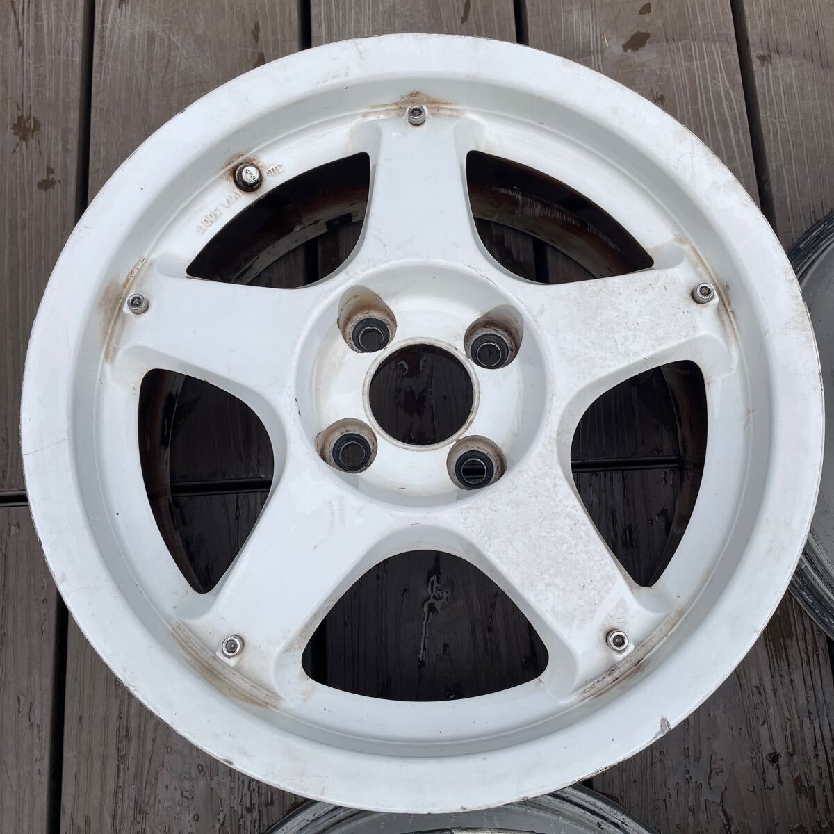 RAYS レイズ CAL-CHOPPY 15インチ アルミ ②17日まで RAYS グラムライツ 57FXZ ラリー 15インチ 5H114.3 7J +35 2本