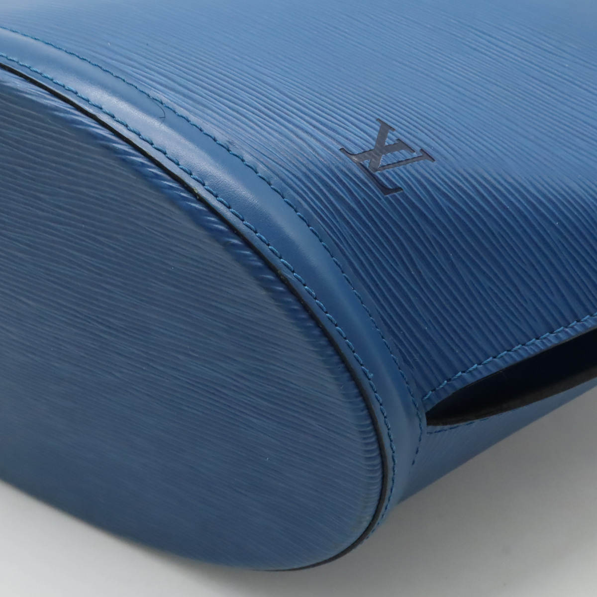 LOUIS VUITTON ルイ ヴィトン エピ サンジャック ショッピング ショルダーバッグ トートバッグ ショルダートート トレドブルー 青 M52265_画像3