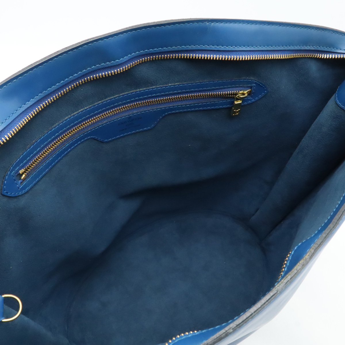 LOUIS VUITTON ルイ ヴィトン エピ サンジャック ショッピング ショルダーバッグ トートバッグ ショルダートート トレドブルー 青 M52265_画像6