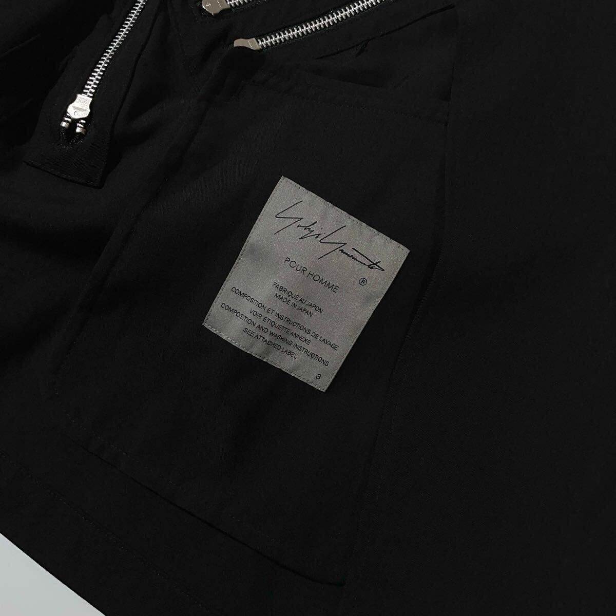 20ss Yohji Yamamoto POUR HOMME N−ファスナーJKT ウールギャバ 20ss Yohji Yamamoto POUR HOMME N−ファスナーJKT ウールギャバ