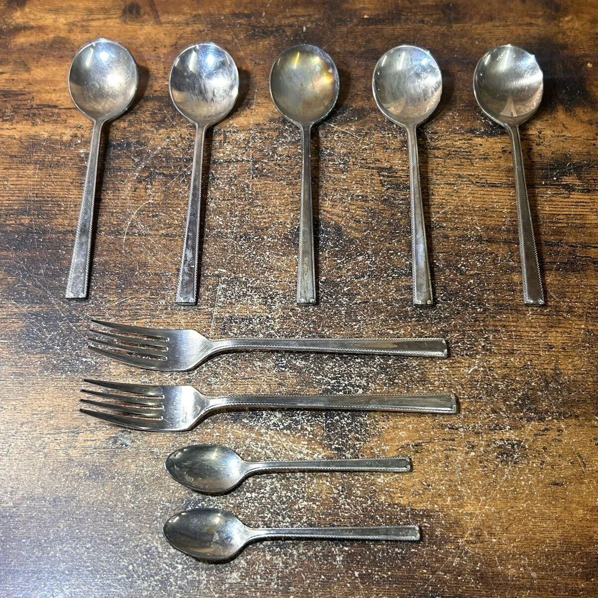 LUCKY WOOD ラッキーウッド SILVER 刻印 シルバー カトラリー LUCKY WOOD ラッキーウッド SILVER 刻印 シルバー カトラリー