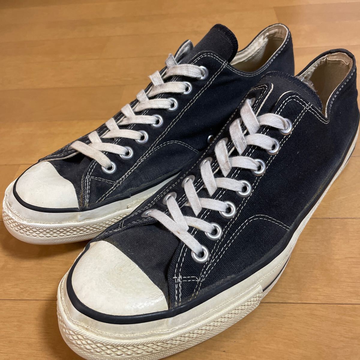 70s 黒 CONVERSE チャックテイラー オリジナル USA製 ビンテージ 70s 黒 CONVERSE チャックテイラー オリジナル USA製 ビンテージ