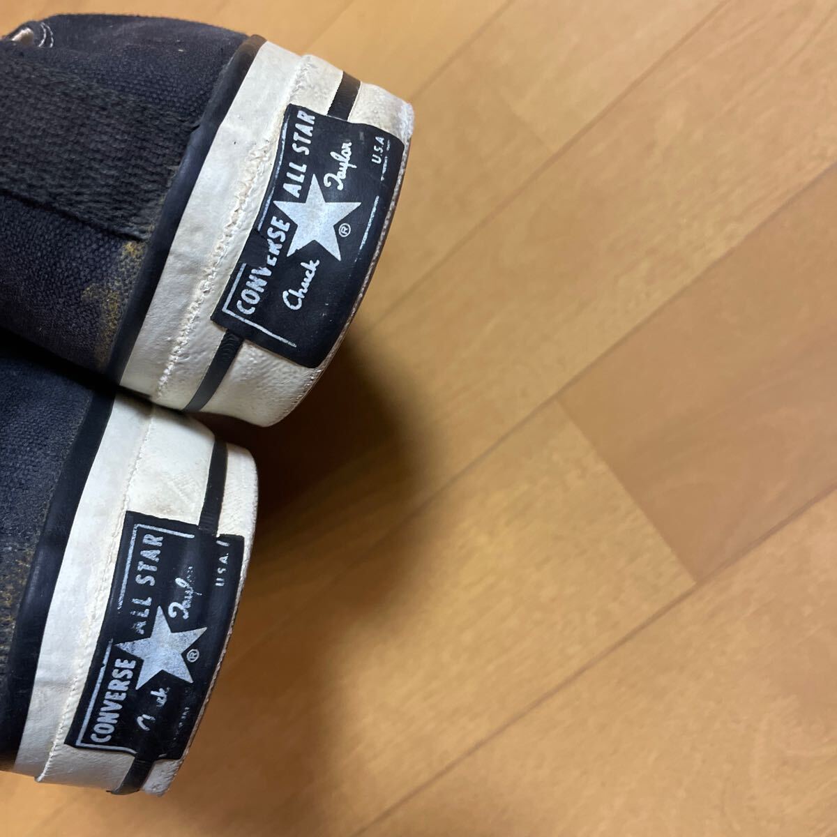 70s 黒 CONVERSE チャックテイラー オリジナル USA製 ビンテージ 70s 黒 CONVERSE チャックテイラー オリジナル USA製 ビンテージ