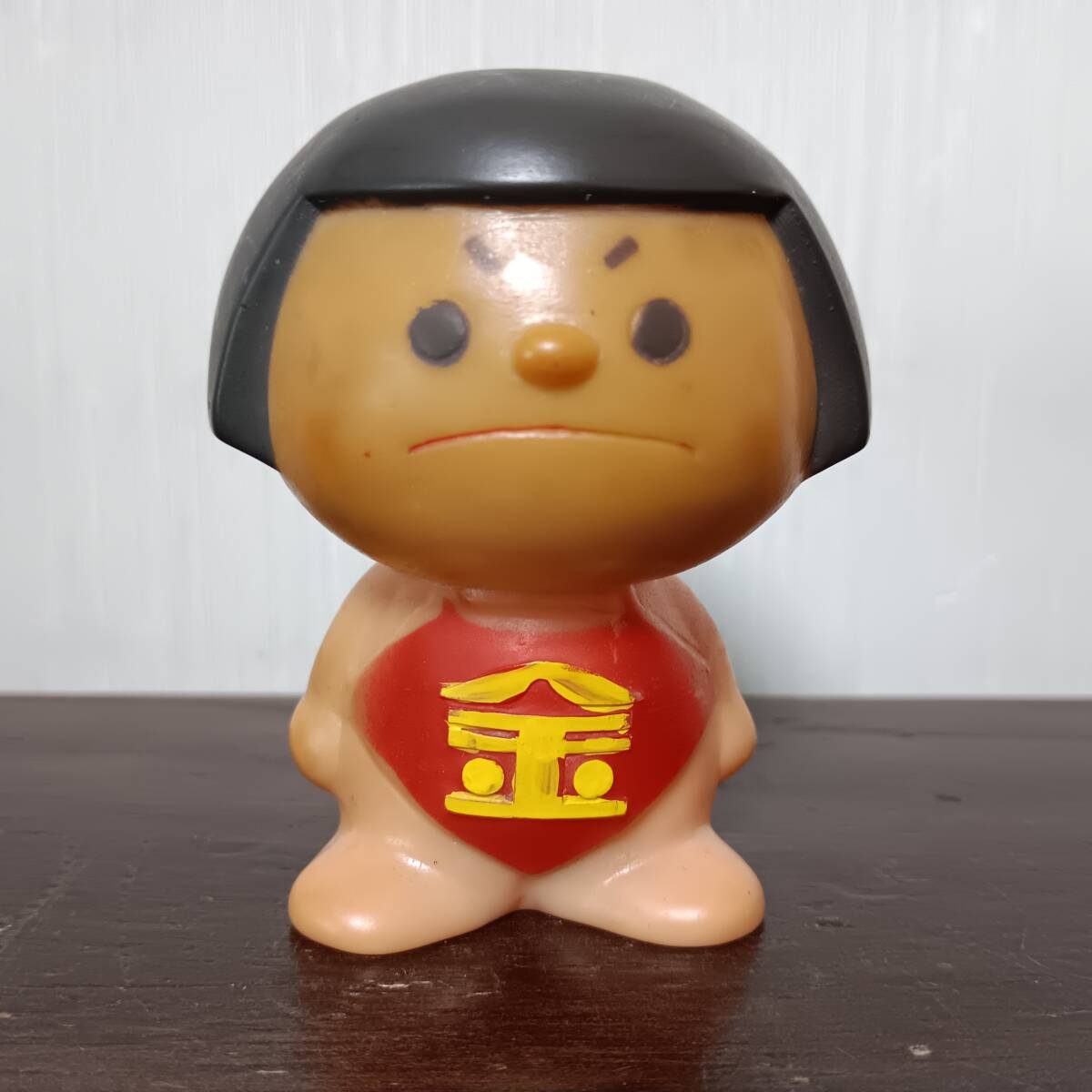 【期間限定お試し価格】 昭和レトロ 当時物 貯金箱ソフビ ときわ相互銀行 金太郎貯金箱 ソフビ
