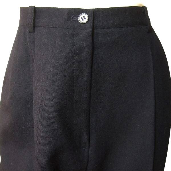 美品/バーバリー BURBERRYS ロングパンツ 大きいサイズ 表記 15號 3L 相當 黒 ブラック レディース 秋 冬 ボトムス 毛100 ウール シンプル