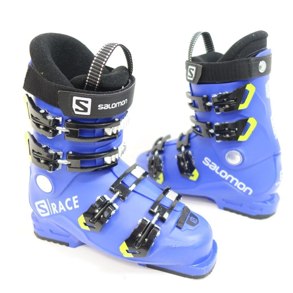 中古 子ども用 21/22 SALOMON S/RACE 60T ジュニア 24-24.5cm/ソール長285mm スキーブーツ サロモン エスレース