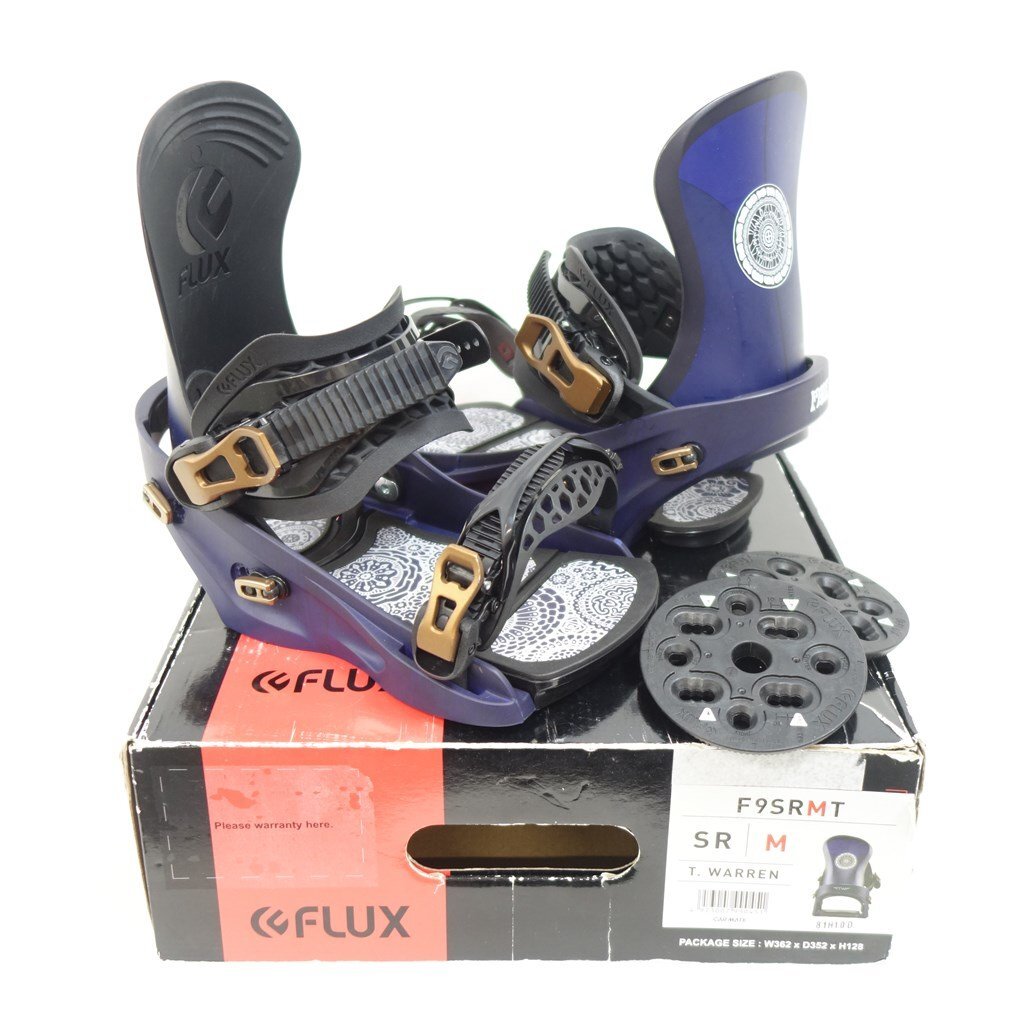 中古 18/19 FLUX SR Mサイズ スノーボードビンディング フラックス エスアール バインディング