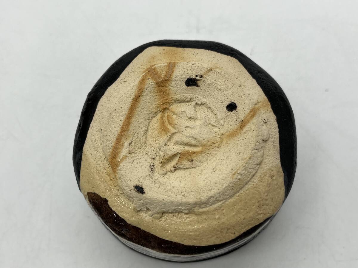 ☆ぐい呑 加藤釥作 共箱 栞 瀬戸焼 酒器 酒盃☆#24291A(酒器 ☆ぐい呑 加藤釥作 共箱 栞 瀬戸焼 酒器 酒盃☆#24291A(酒器