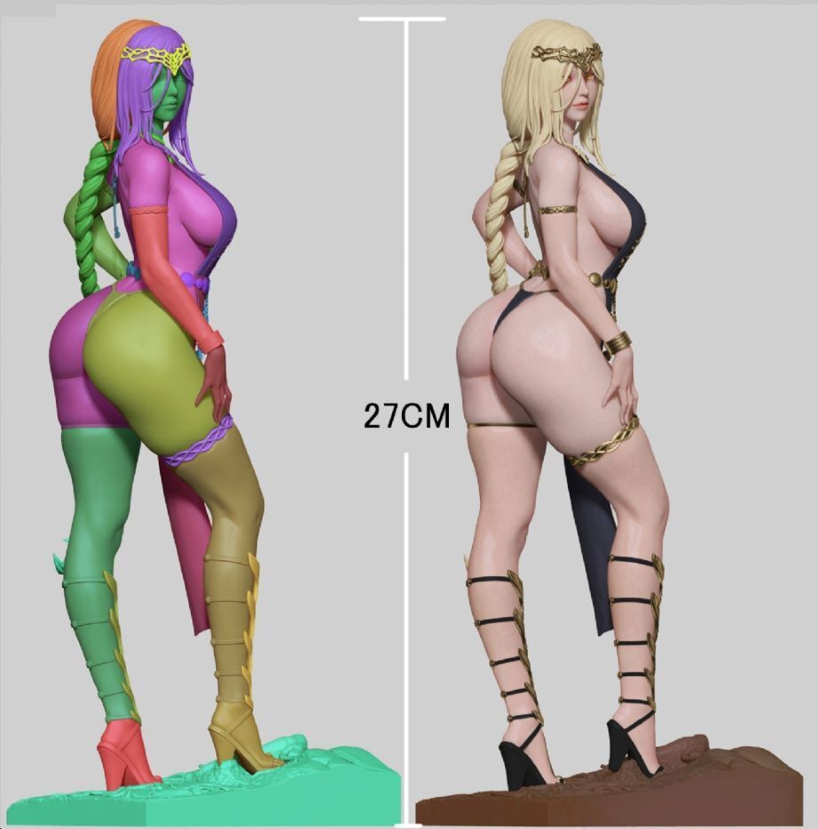 1/7... женщина . Мали лягушка ten кольцо не крашеный не собран resin галет ki гараж комплект * самостоятельно. сборка * покраска *