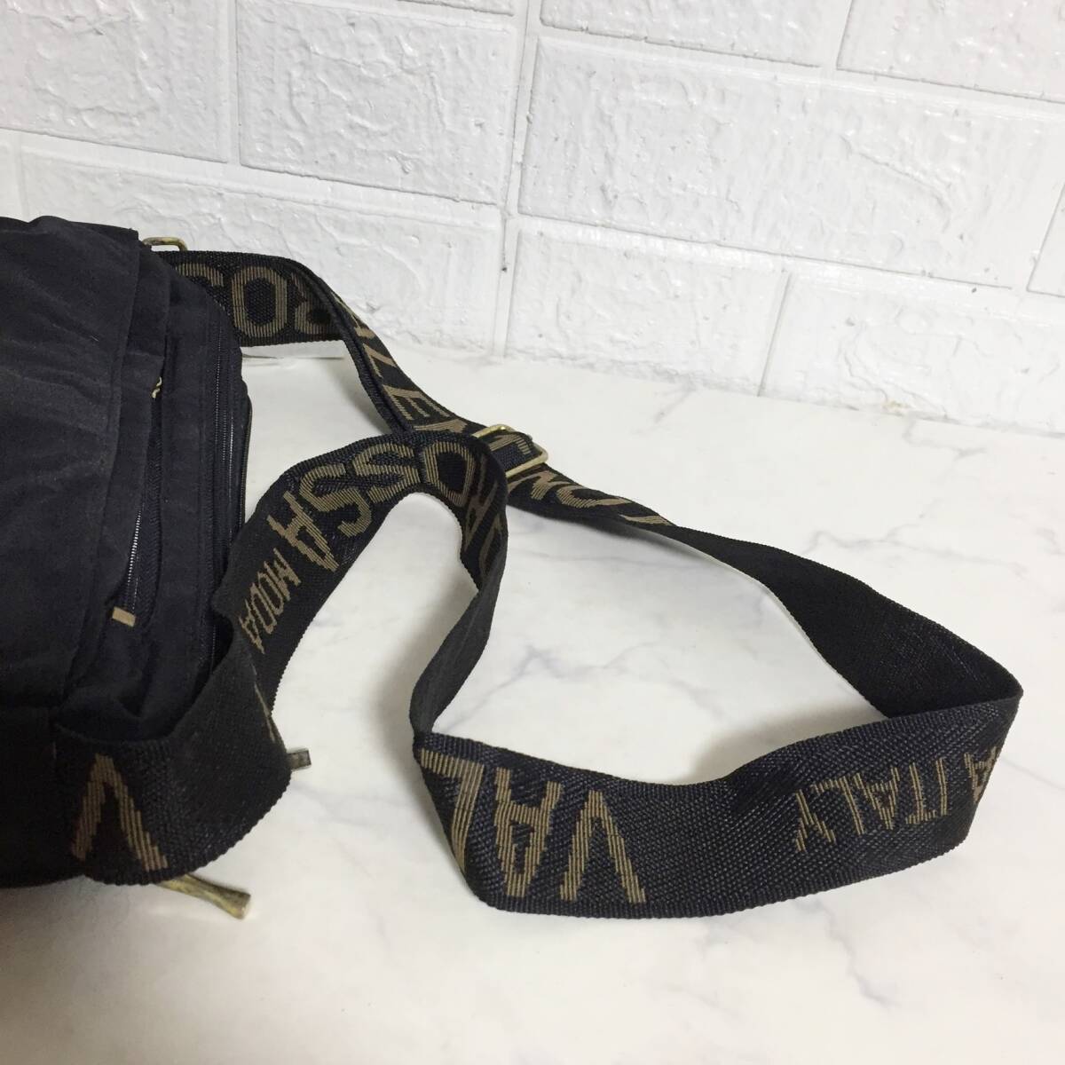 no31410 valentino rossa バレンティノロッサ ナイロン 斜め掛けショルダー バッグ ポシェット_画像6