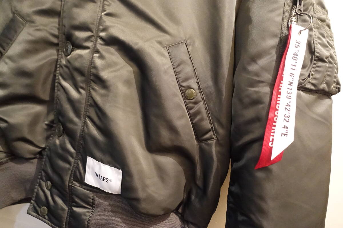 WTAPS × ALPHA ジャケット　サイズM　N-2B　サイズM　TA0690-9019 AAI-0439 X15-02212