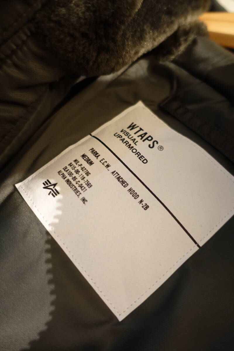 WTAPS × ALPHA ジャケット　サイズM　N-2B　サイズM　TA0690-9019 AAI-0439 X15-02212