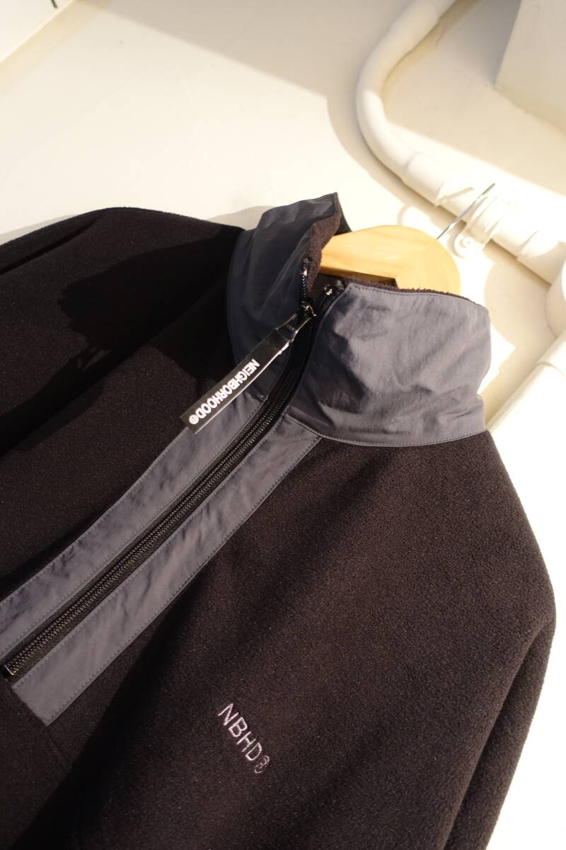 ネイバーフッド　フリース　ジャケット　サイズＬ　24ＡＷ　242UWNH-CSM04　FLEECE HALF ZIP PULLOVER LS 