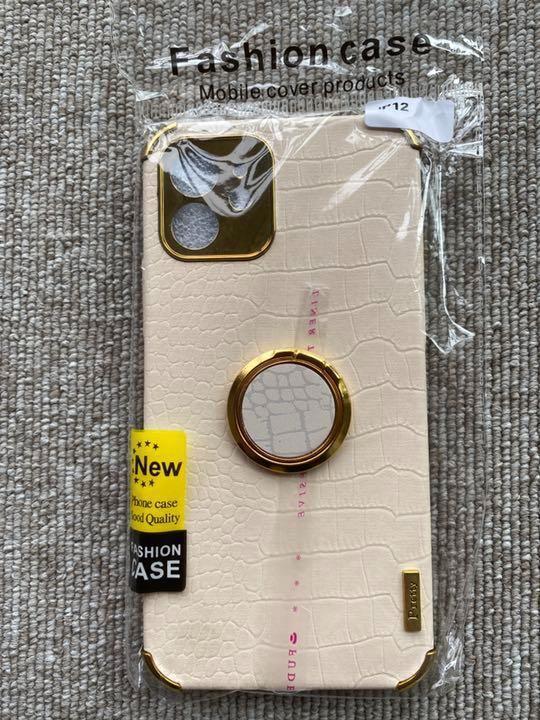 PM0120クロコ ワニ柄　お洒落 iphone12 ケース ベージュ_画像3