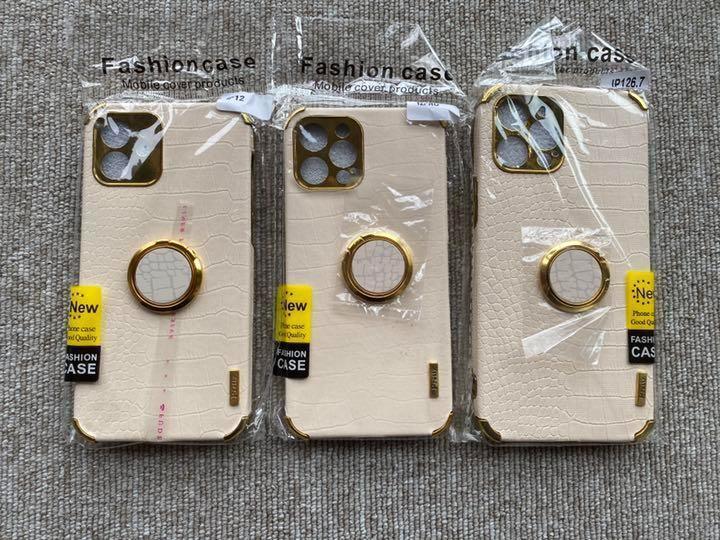 PM0120クロコ ワニ柄　お洒落 iphone12 ケース ベージュ_画像4