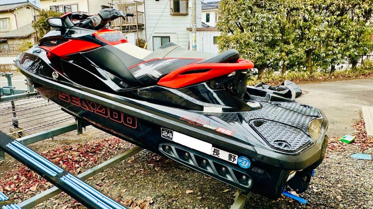SEADOO RXT-X260 ジェットスキー+2艇積みトレーラー セット SEADOO RXT-X260 ジェットスキー+2艇積みトレーラー セット