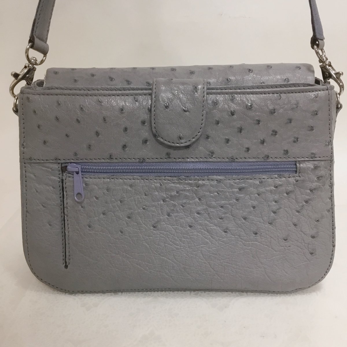 【未使用品/CH】EXCELIA　エクセリア オーストリッチ パイソン エキゾチック系 ハンドバッグ ショルダー 2WAY RS0216/00035