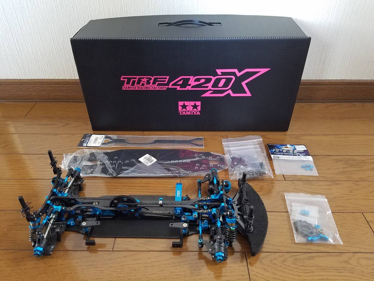 TAMIYA タミヤ TRF420X 予備純正パーツ多数付属 Yahoo!オークション - TAMIYA TRF420X(タミヤ 420X)