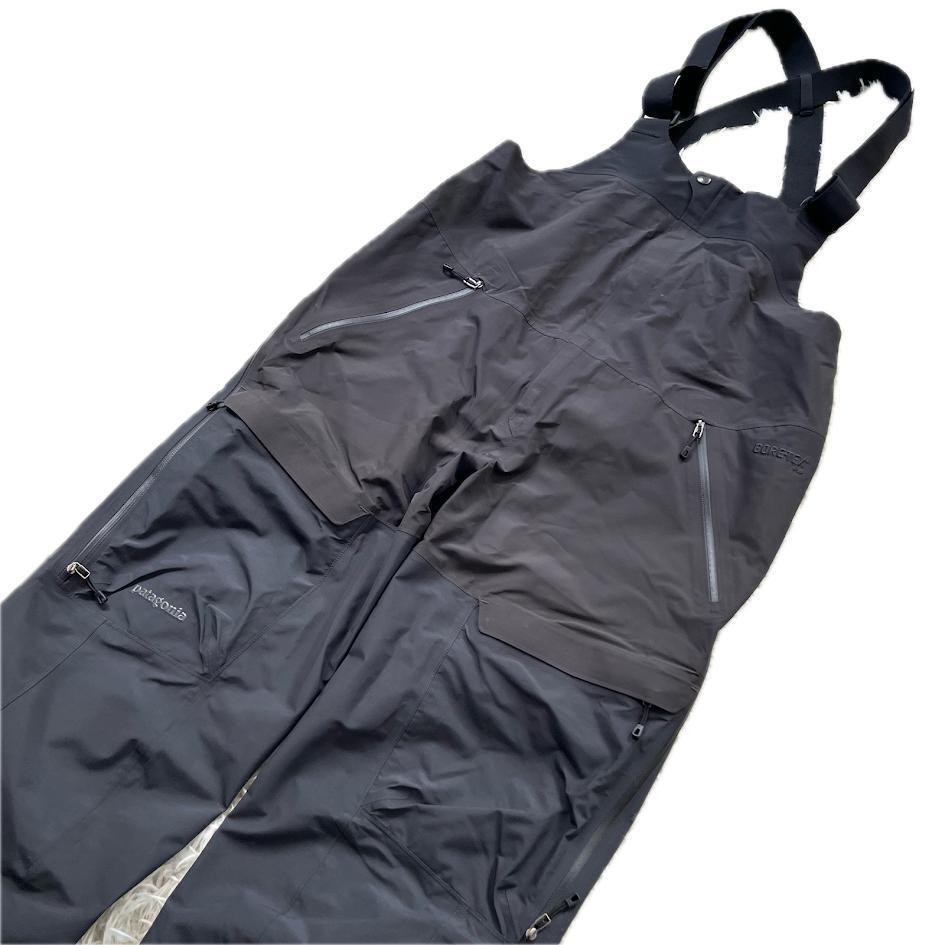 パタゴニア パウスレイヤー メンズ　ビブパンツ　スノボパンツ　ゴアテックス　黒 即納】 Patagonia パタゴニア メンズ パウスレイヤー ビブ