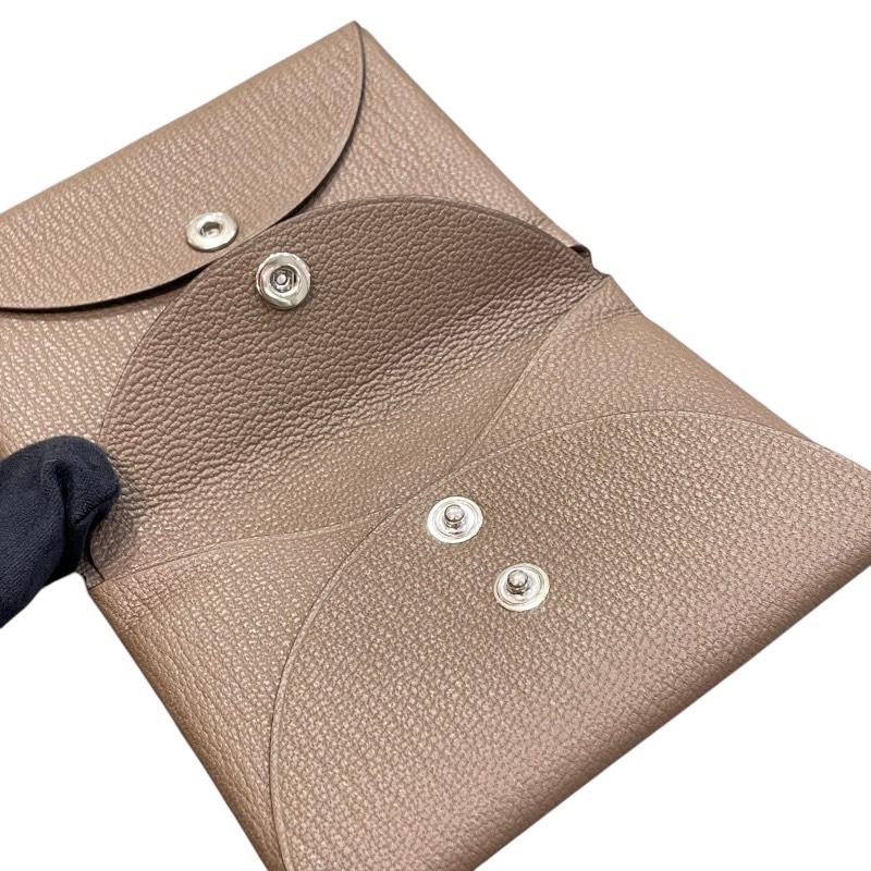 エルメス HERMES カルヴィデュオ B刻印 エトゥープ シェーブル エルメス HERMES カルヴィデュオ B刻印 エトゥープ シェーブル