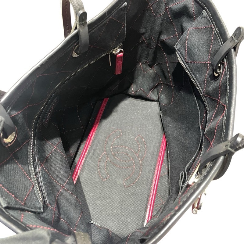 シャネル CHANEL ワイルドステッチトートバッグ ボルドー SV金具 シャネル CHANEL ワイルドステッチトートバッグ ボルドー SV金具