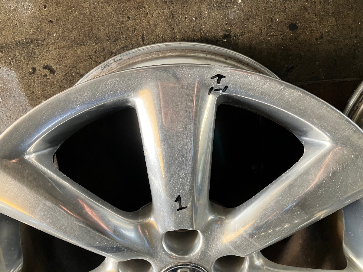 トヨタ　クラウン GRS180 ～ ホイール　18インチ 8J +50 5H 114.3　4本　傷あり/ 42611-30A90 ? / 18 8 50 ホイル アルミ GRS181 GRS182_画像3