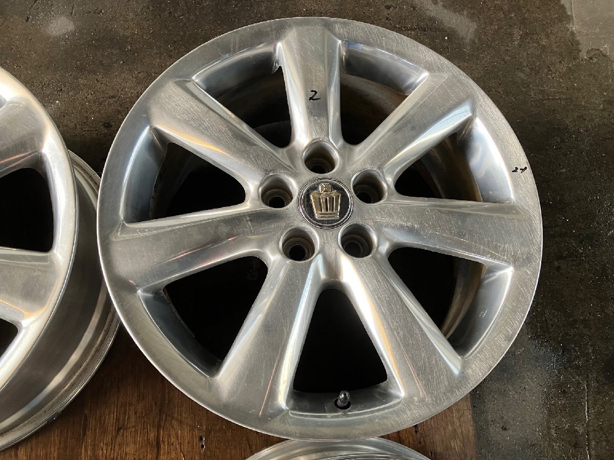 トヨタ　クラウン GRS180 ～ ホイール　18インチ 8J +50 5H 114.3　4本　傷あり/ 42611-30A90 ? / 18 8 50 ホイル アルミ GRS181 GRS182_画像4