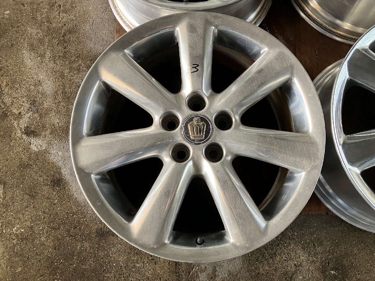 トヨタ　クラウン GRS180 ～ ホイール　18インチ 8J +50 5H 114.3　4本　傷あり/ 42611-30A90 ? / 18 8 50 ホイル アルミ GRS181 GRS182_画像6