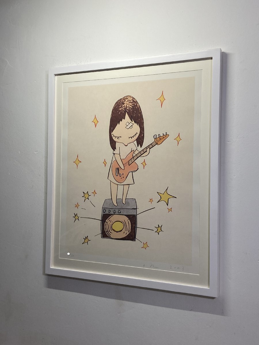 奈良美智「Guitar Girl」「ギター少女」制作年/2003年 直筆 奈良美智「Guitar Girl」「ギター少女」制作年/2003年 直筆