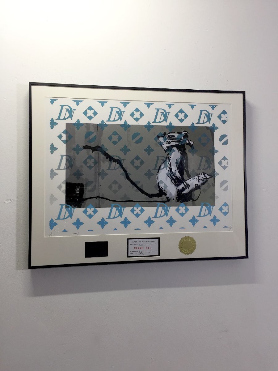 DEATH NYC ガクガク アートポスター 現代アート バンクシー KAWS DEATH NYC ガクガク アートポスター 現代アート バンクシー KAWS