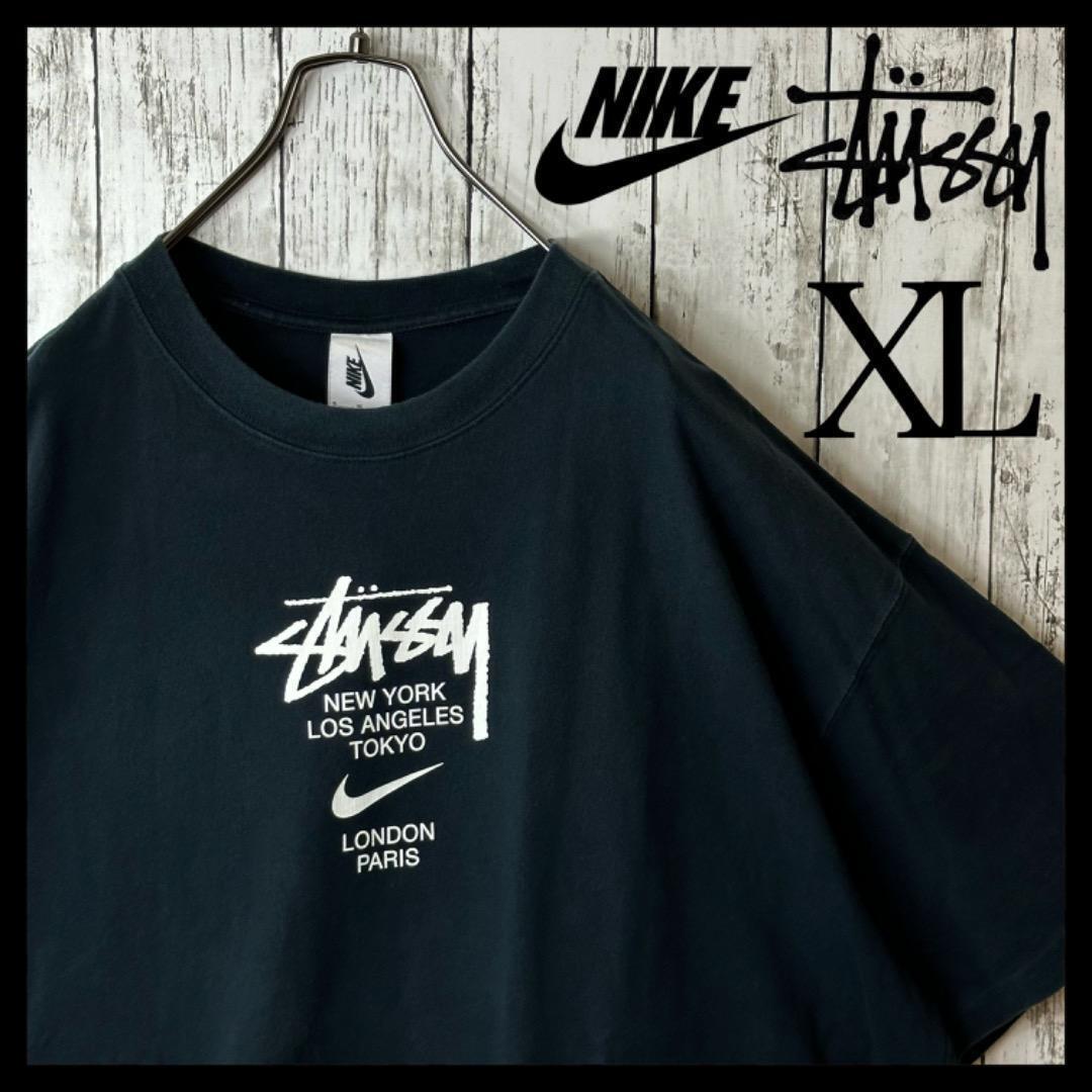 激レア】限定完売品 ナイキ ステューシー コラボ Tシャツ XL 激レア】限定完売品 ナイキ ステューシー コラボ Tシャツ XL