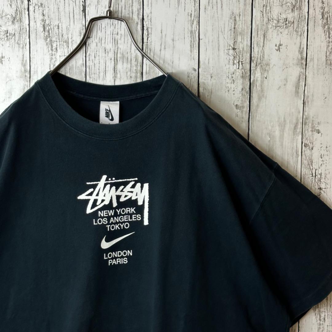 激レア】限定完売品 ナイキ ステューシー コラボ Tシャツ XL 激レア】限定完売品 ナイキ ステューシー コラボ Tシャツ XL