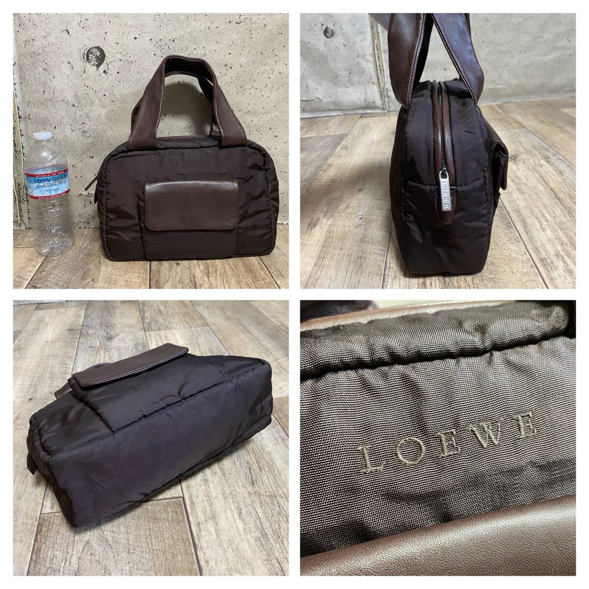 正規品 LOEWE ロエベ ロゴ ナイロン ハンドバッグ ミニトート 正規品 LOEWE ロエベ ロゴ ナイロン ハンドバッグ ミニトート
