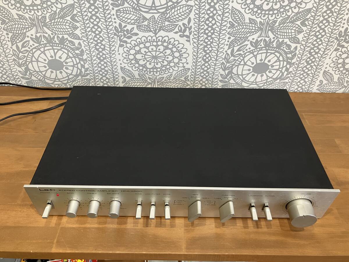 Lo-D ローディ ステレオコントロールアンプ HCA-6500 STEREO Lo-D ローディ ステレオコントロールアンプ HCA-6500 STEREO