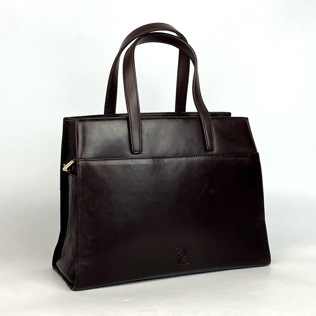 LOEWE ロエベ ベルト メンズ ロゴ ゴールド金具 ダークブラウン LOEWE ロエベ ベルト メンズ ロゴ ゴールド金具 ダークブラウン