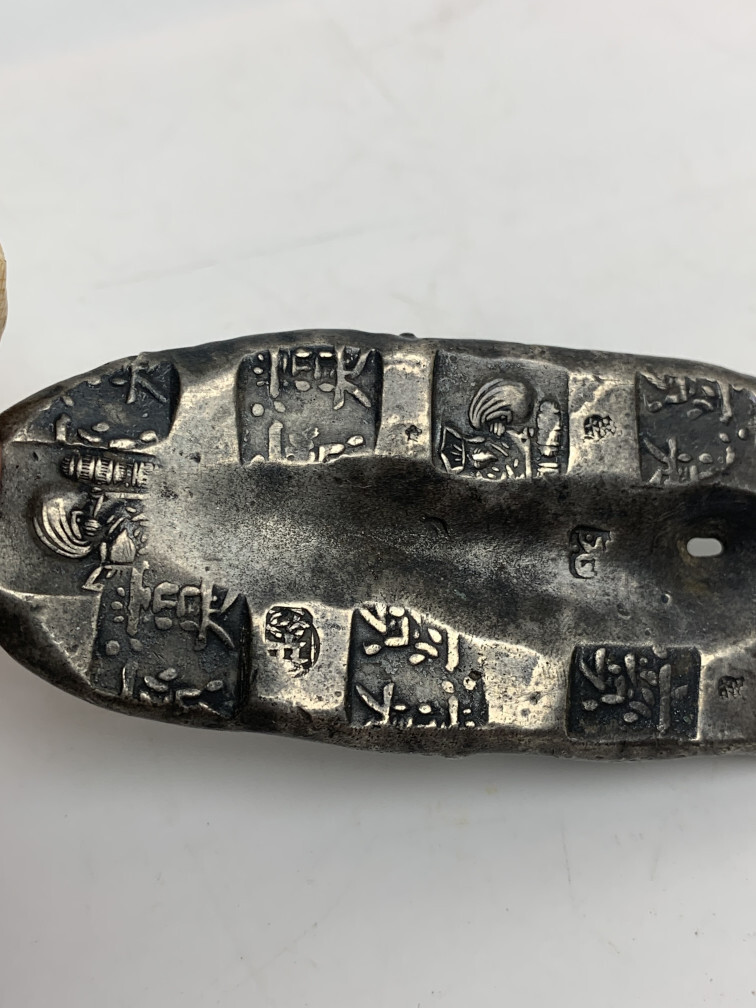 慶長12面丁銀 丁銀 大黒 銀貨 銀 古銭 コイン シルバー 骨董