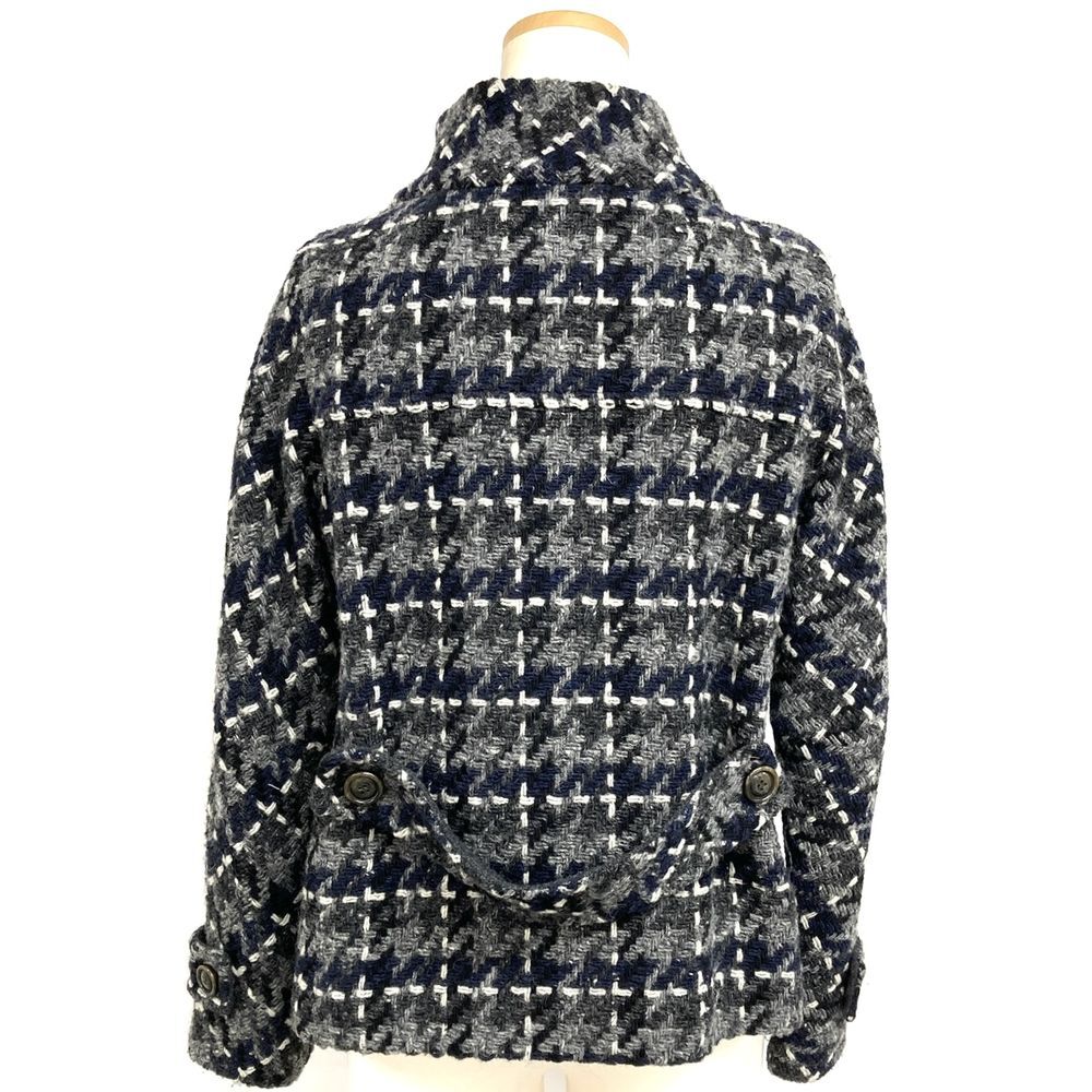 マックスマーラ MAX MARA WEEKEND チェック ウール ジャケット ブルゾン グレー 38 レディース_画像5